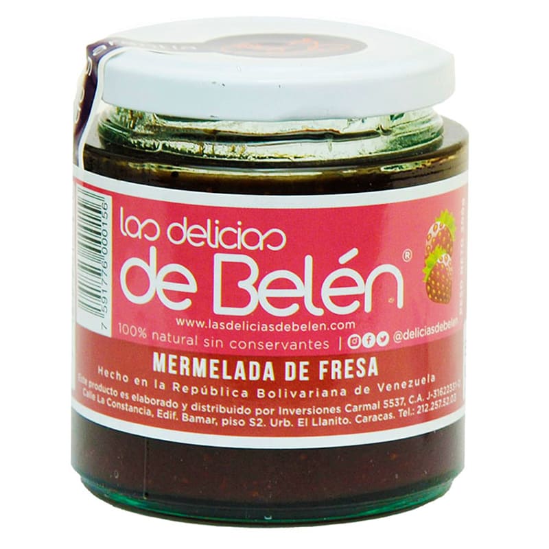 MERMELADA FRESA LAS DELICIAS DE BELEN 200 GR 