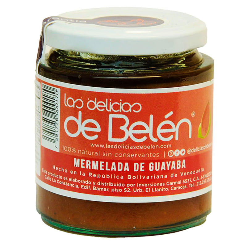 MERMELADA DE GUAYABA LAS DELICIAS DE BELEN 200 GR 