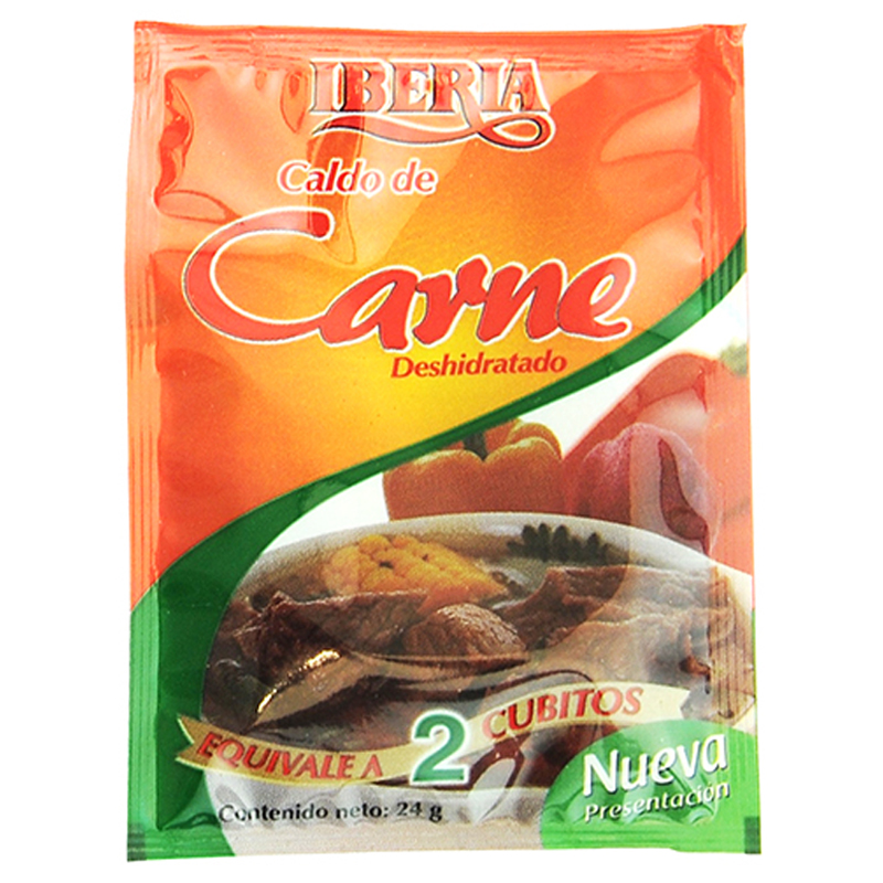 CALDO DE CARNE IBERIA 24 GR