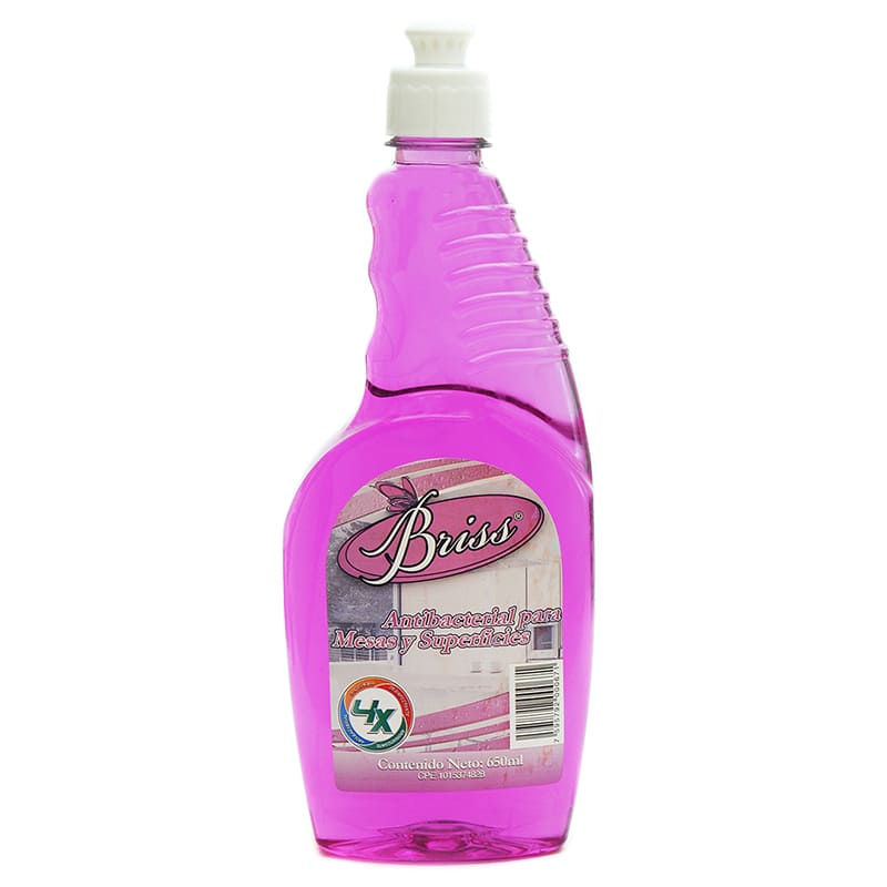 ANTIBACTERIAL BRISS PARA MESAS Y SUPERFICIES 650ML
