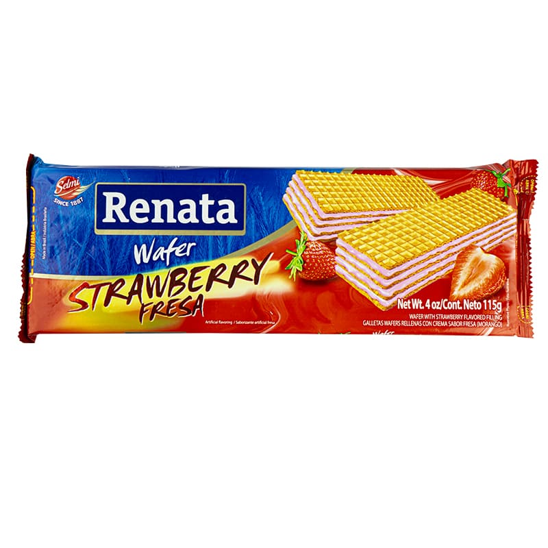 GALLETA RENATA WAFER STRAWBERRY 115GR
