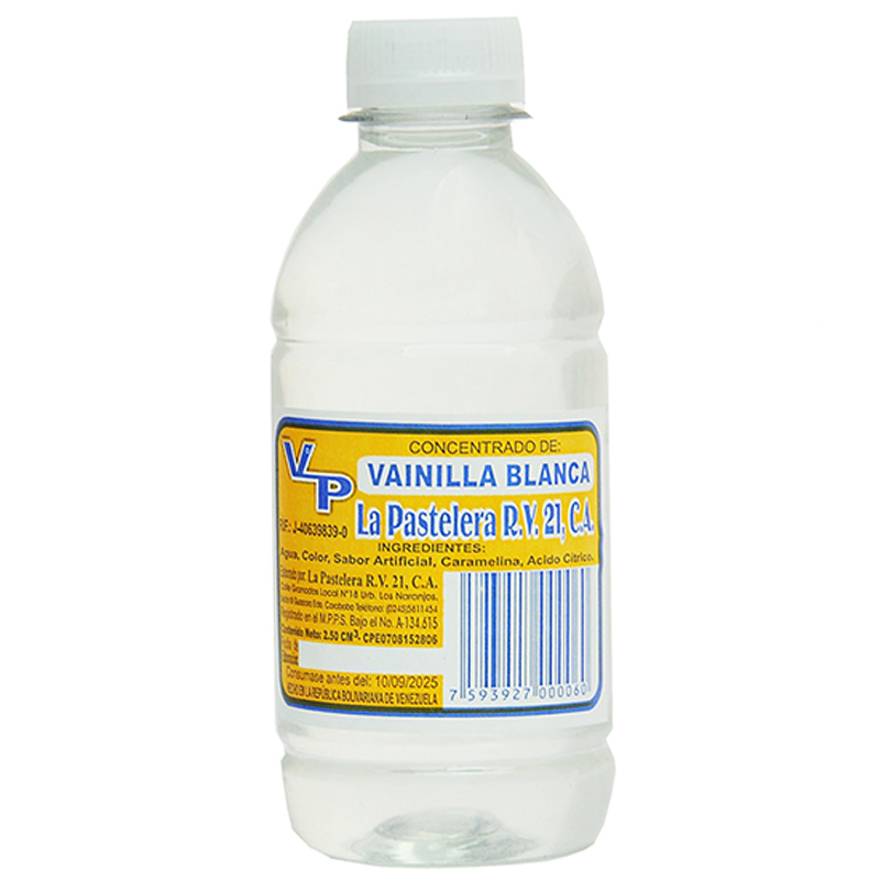 VAINILLA BLANCA LA PASTELERA 250ML