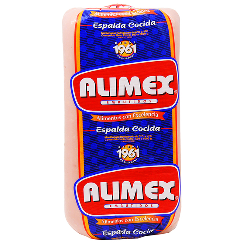 JAMÓN DE ESPALDA COCIDA ALIMEX KG
