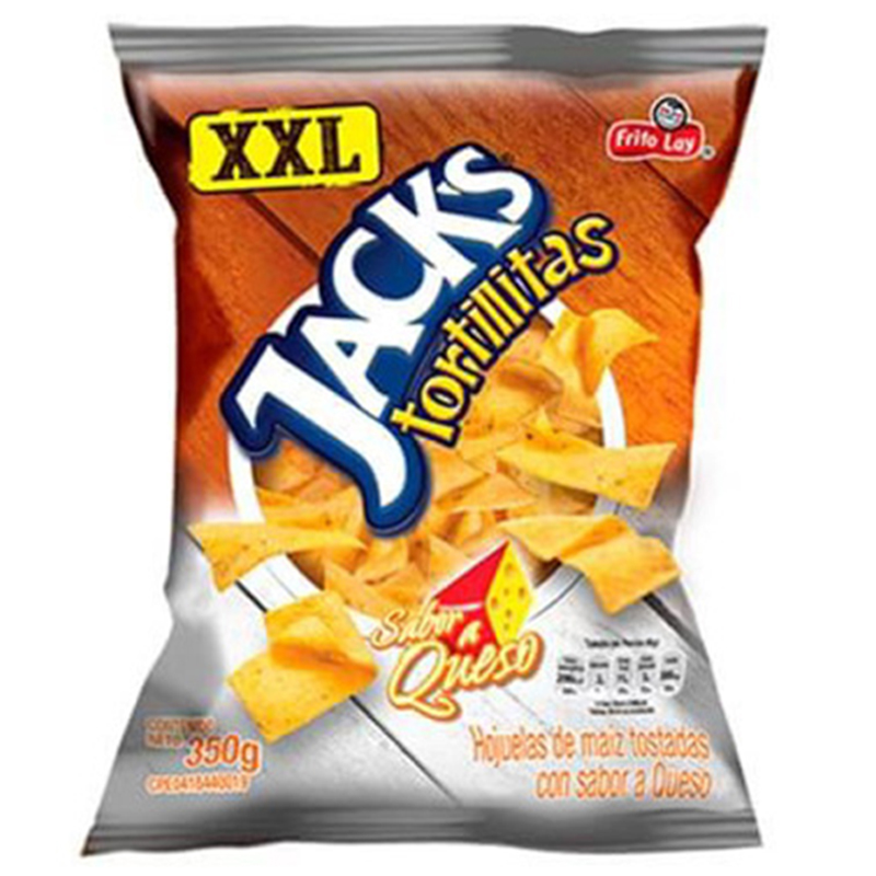 TORTILLITAS JACKS QUESO 350 GR