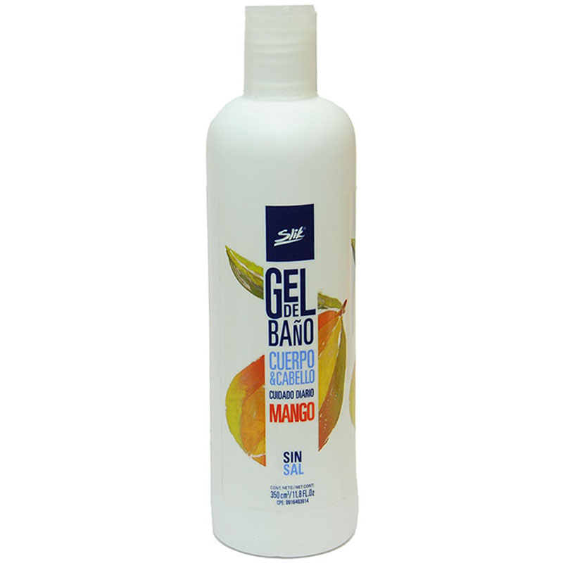 GEL DE BAÑO SLIK  2 EN 1 MANGO 350 CM