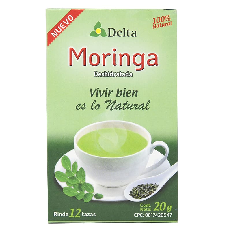 INFUSION MORINGA DELTA DESHIDRATADA 20GR