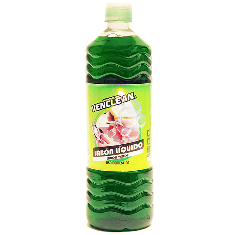 JABON LIQUIDO VENCLEAN LIMON VERDE 1 LITRO
