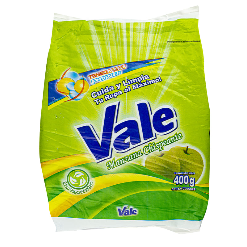 MULTIUSO VALE EN POLVO MANZANA 400 GR