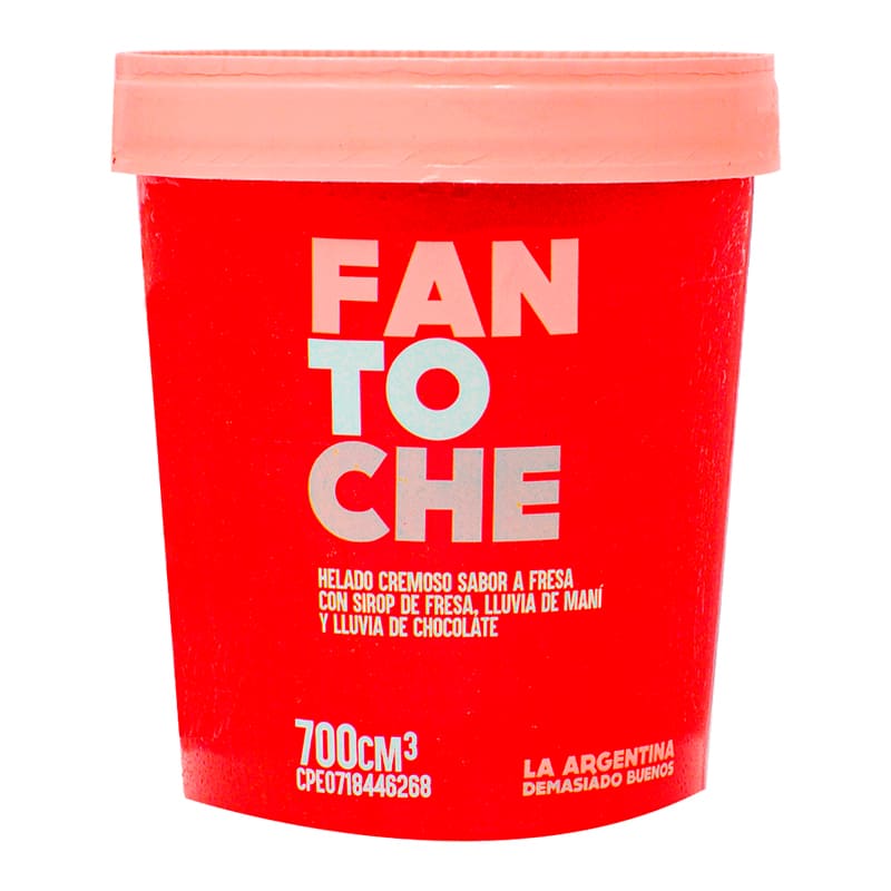 HELADO de FRESA LA ARGENTINA FANTOCHE 700CC 