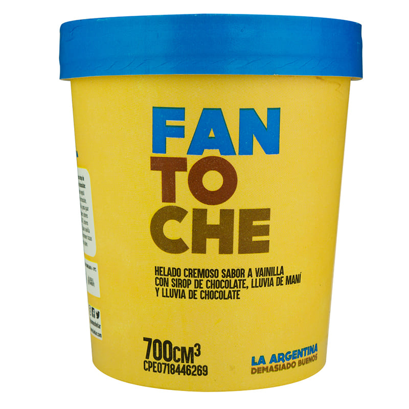 HELADO FANTOCHE MANTECADO LA ARGENTINA  700CC 