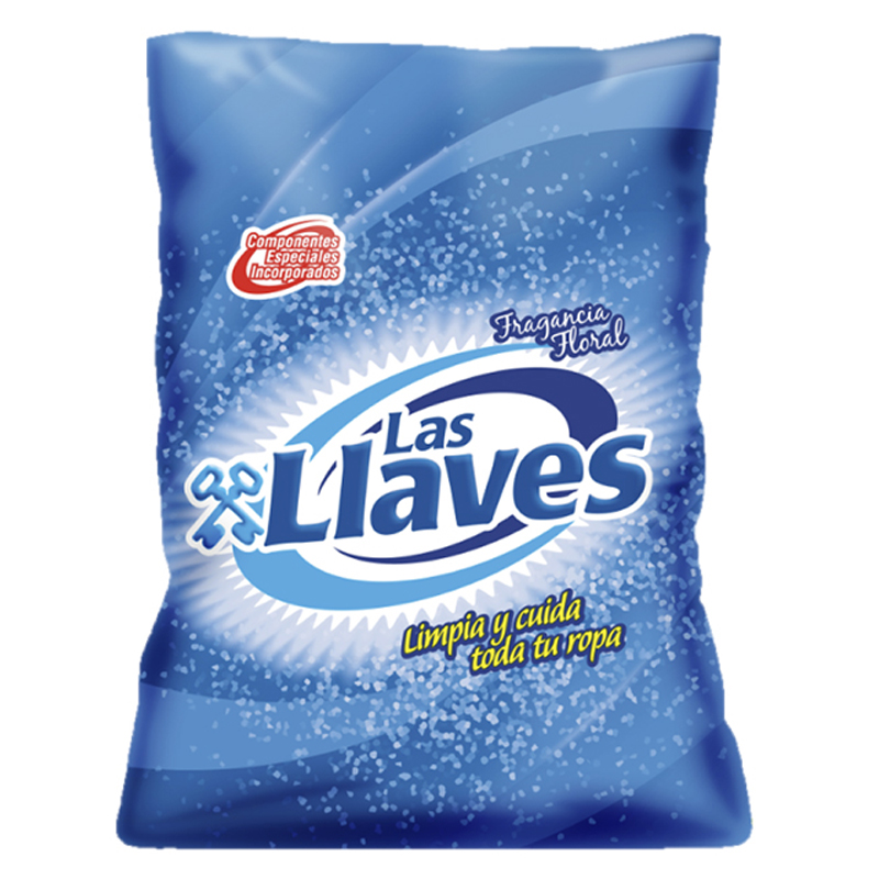 DETERGENTE LAS LLAVES EN POLVO FLORAL 400GR