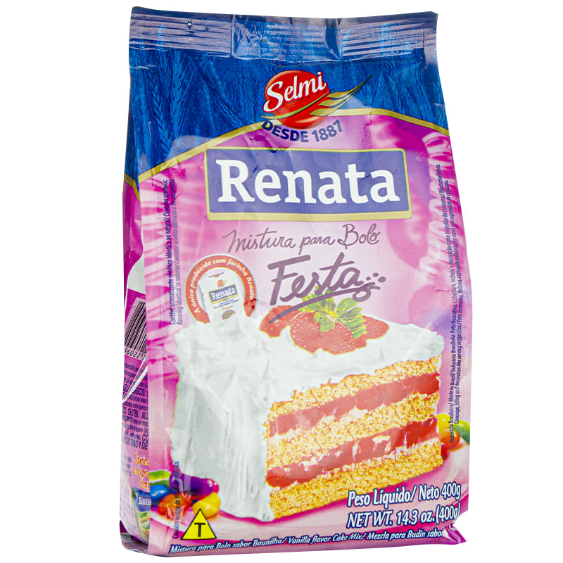 MEZCLA PARA TORTAS RENATA DE VAINILLA FIESTA 400 GR