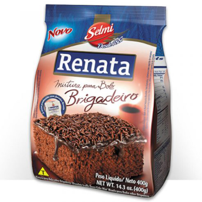 MEZCLA PARA TORTAS DE CHOCOLATE BRIGADEIRO RENATA 400 GR