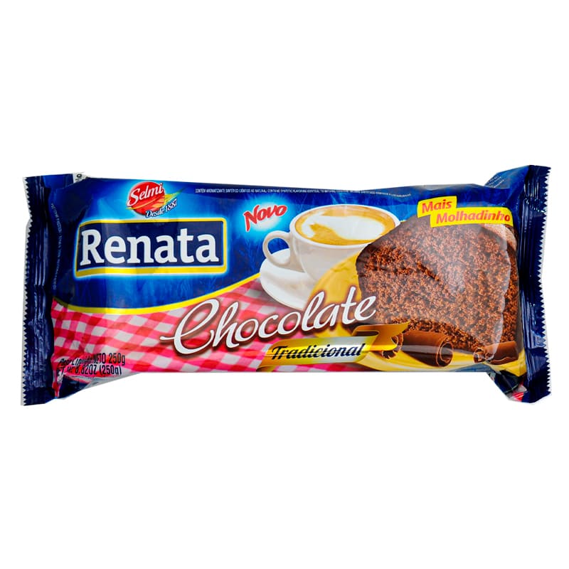 TORTA de CHOCOLATE RENATA TRADICIONAL 250GR 