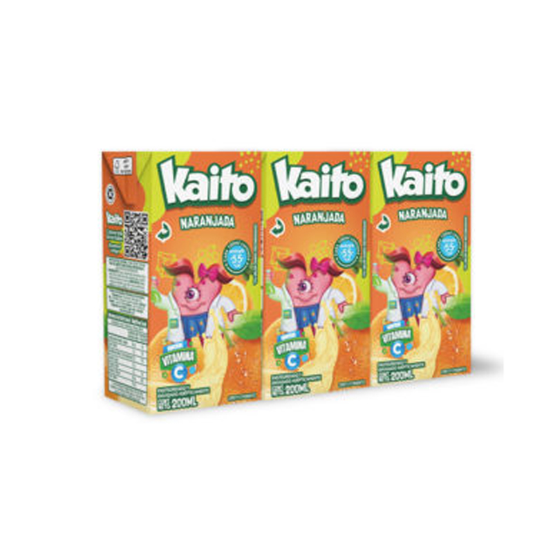 JUGO KAITO NARANJADA 3X200ML