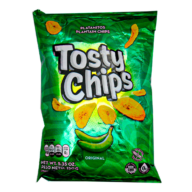 platanitos ORIGINAL TOSTY CHIPS 150 GR