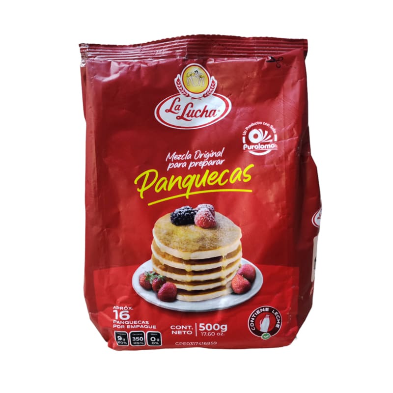 MEZCLA PARA PANQUECAS LA LUCHA 500 GR