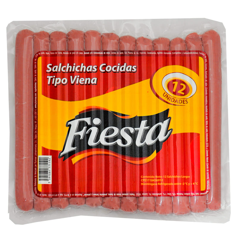 SALCHICHA VIENA LARGA FIESTA 