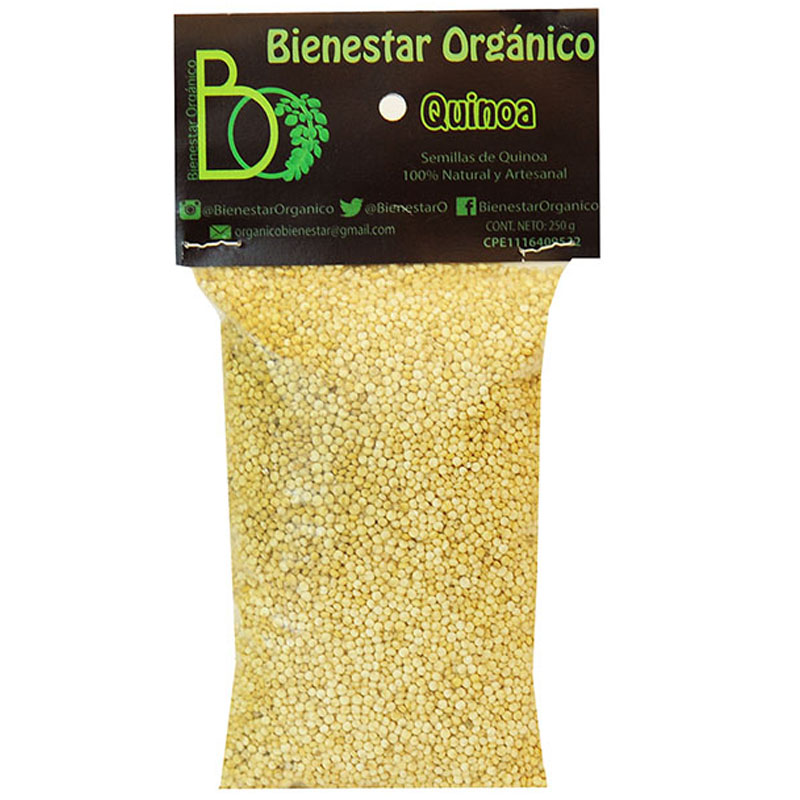 SEMILLAS DE QUINOA BIENESTAR ORGANICO 250G