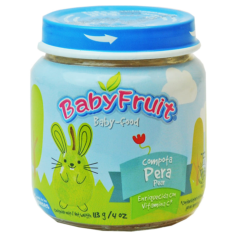 COMPOTA BABYFRUIT PERA 113G