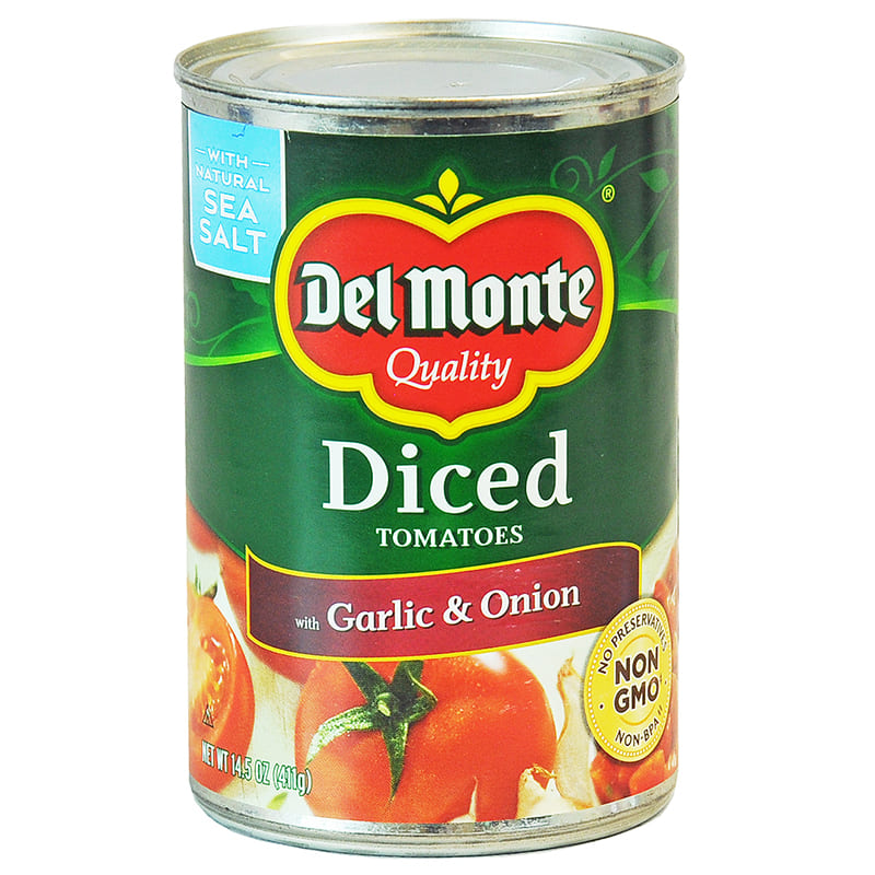 TOMATE EN TROCITOS AJO CEBOLLA DEL MONTE 411 GR