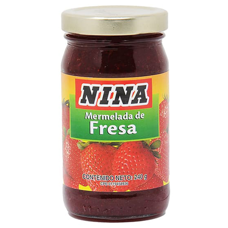 MERMELADA FRESA NINA 240 GR