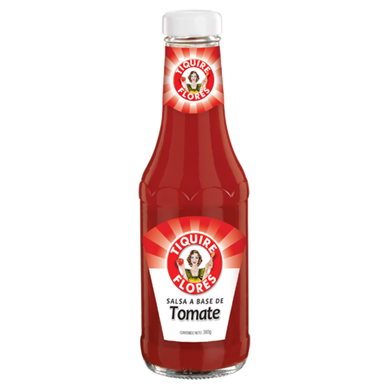 SALSA DE TOMATE TIQUIRE KETCHUP 397 GR.