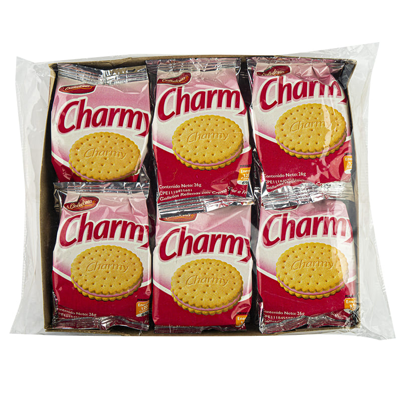 GALLETAS CHARMY DE FRESA 26 GR