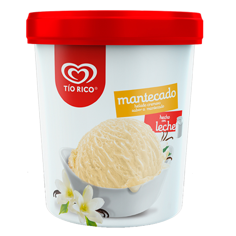 HELADO DE MANTECADO TIO RICO 850ML
