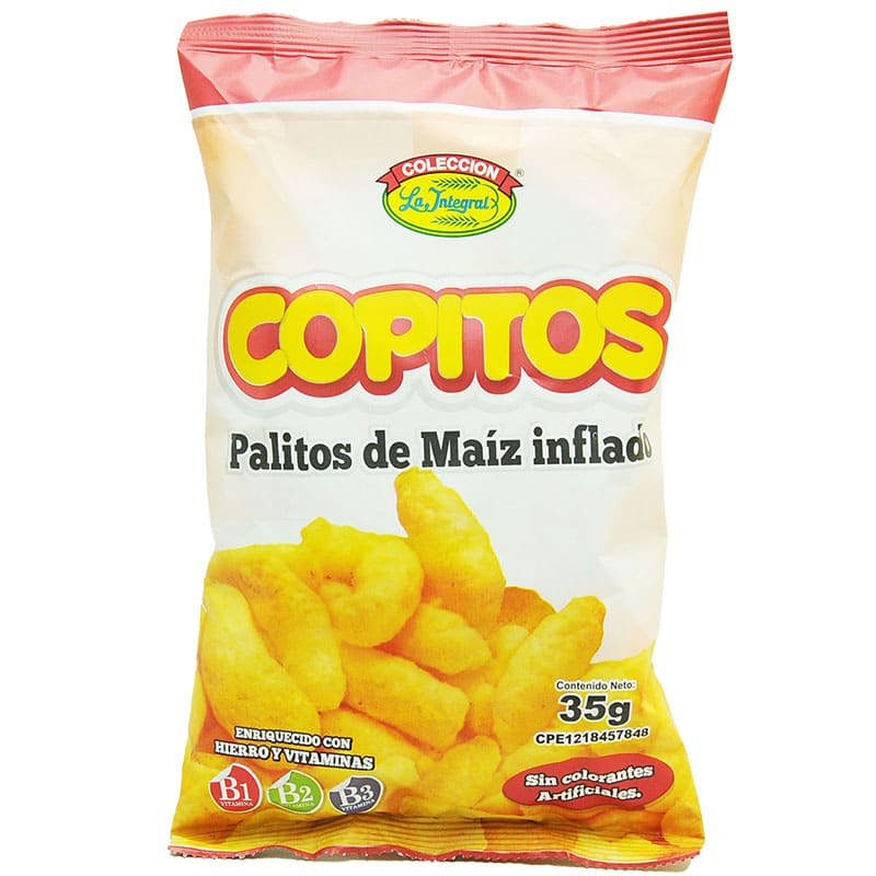 PALITOS de MAÍZ COPITOS DE QUESO 35GR