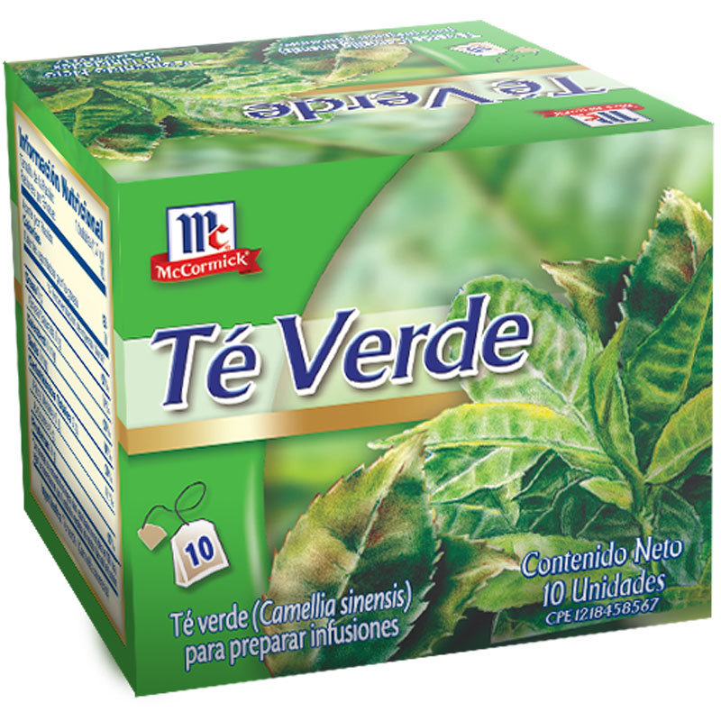 TÉ VERDE MCCORMICK 10UND