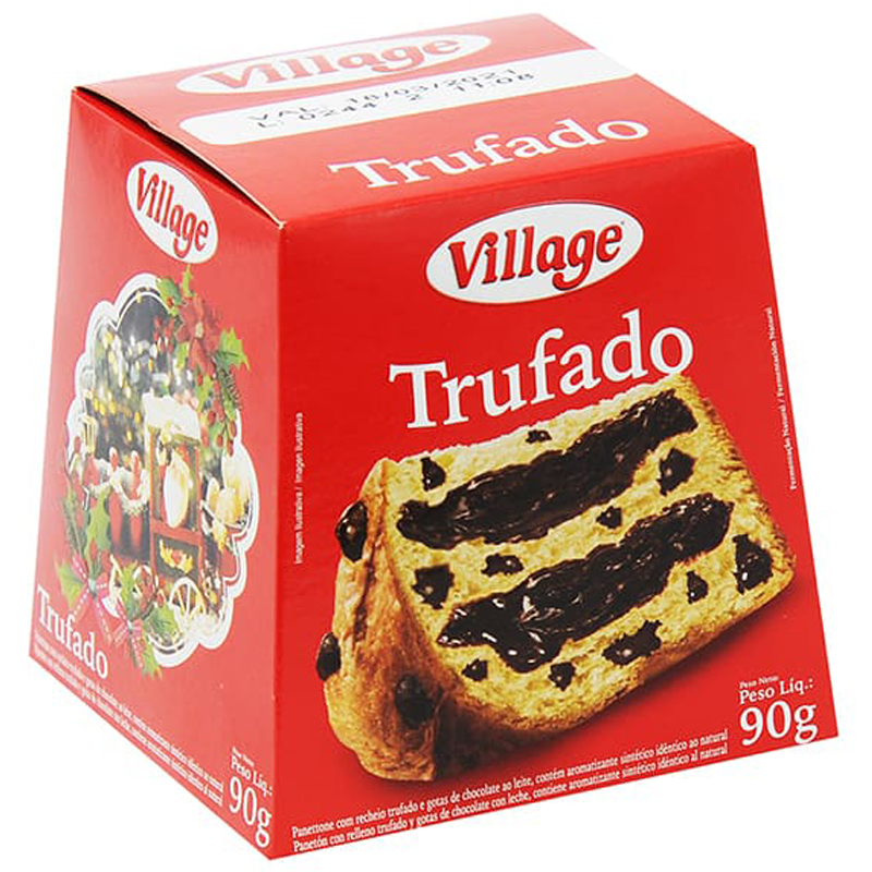 Panettone Mini de Chocolate Trufado 90GR