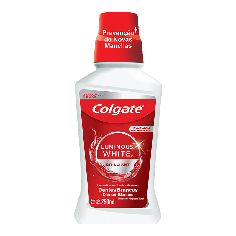 ENJUAGUE BUCAL LUMINOUS WHITE COLGATE 250 ML 