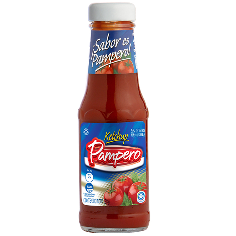 SALSA TOMATE KETCHUP PAMPERO 198GR.
