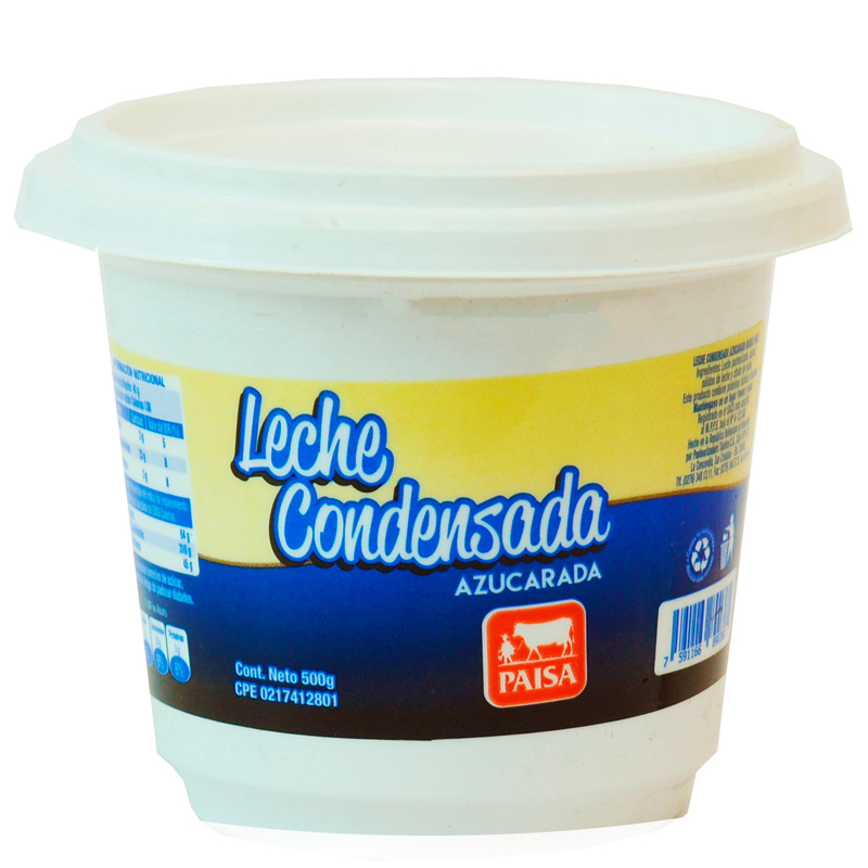 LECHE CONDESADA PAISA 500 GR