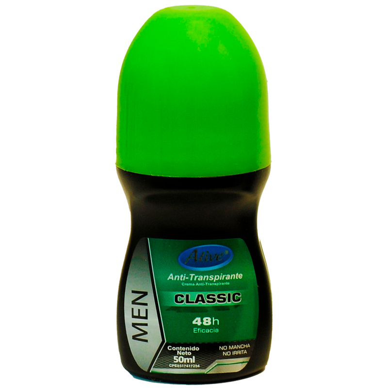 DESODORANTE ALIVE CLASSIC MEN 50 ML