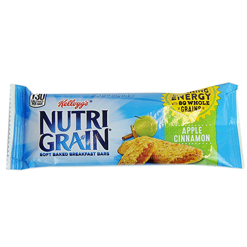 BARRA NUTRIGRAIN KELLOGGS MANZANA 37GR