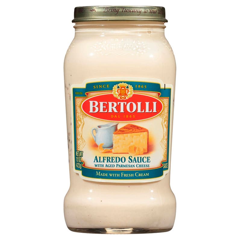 SALSA ALFREDO CON PARMESANO BERTOLLI 425 GR