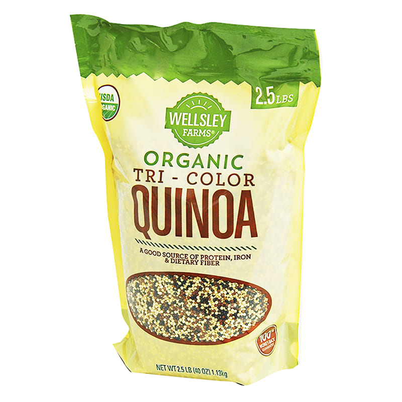 QUINOA ORGANICA WELLSLEY FARMS TRI-COLOR