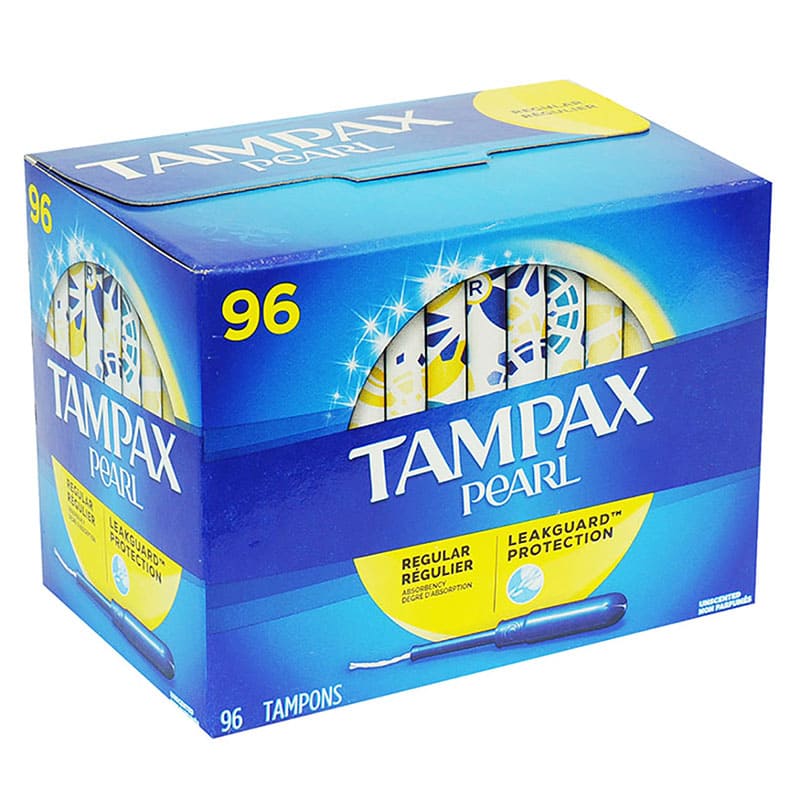 TAMPAX PEARL REGULAR 96 TAMPONS