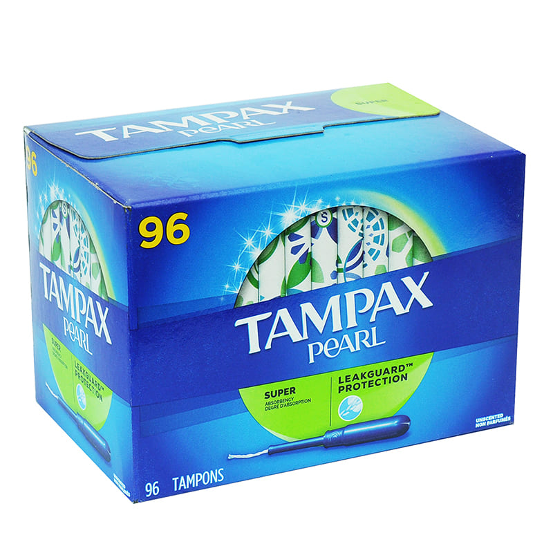 TAMPAX PEARL SUPER 96 TAMPONS