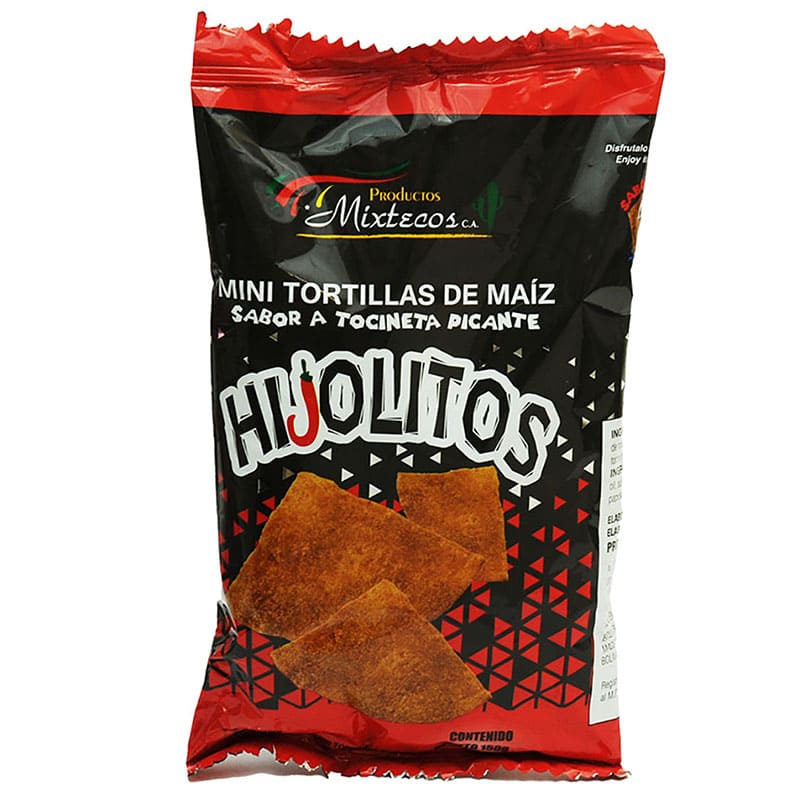 MINI TORTILLAS DE MAIZ TOC PIC HIJOLITOS .