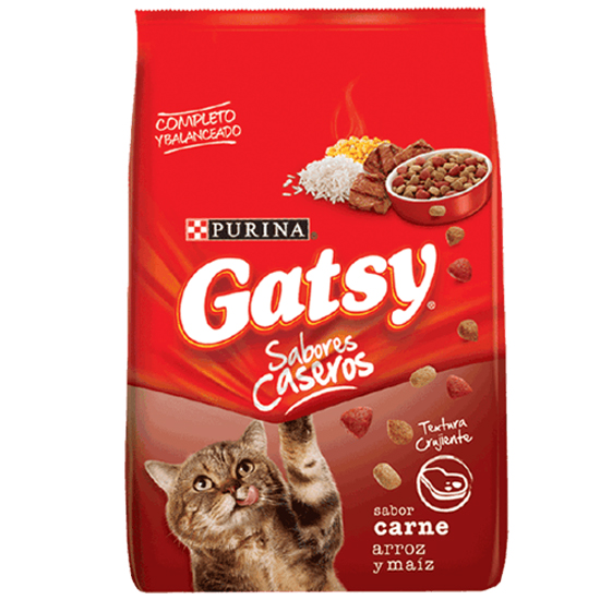 Gatarina GATSY SABOR A CARNE ARROZ Y MAIZ Purina 500 GR