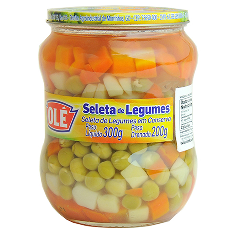 VEGETALES MIXTOS OLE 300 Gr