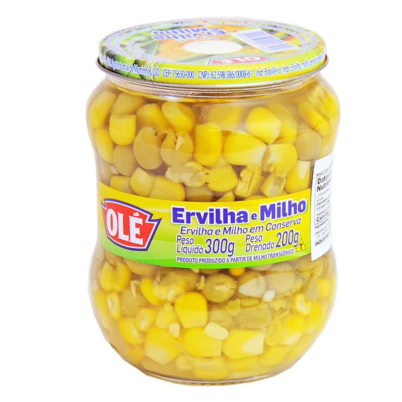 MAÍZ Y GUISANTES OLE 300 Gr
