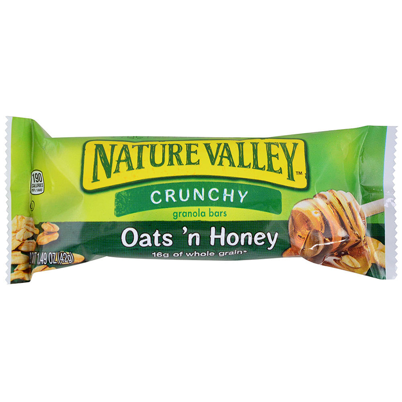 BARRA DE GRANOLA NATURE VALLEY AVENA Y MIEL 16GR