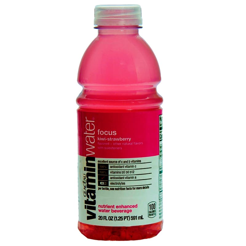 AGUA DE VITAMINAS GLACEAU KIWI Y FRESA 591 ML