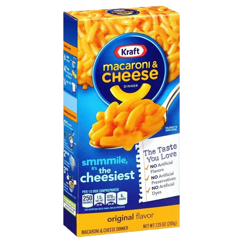 MACARONI AND CHEESE KRAFT  DINNER  7,5 GR