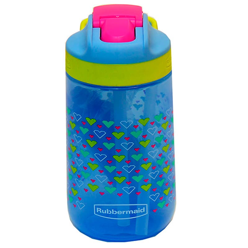 BOTELLA PARA NIÑOS RUBBERMAID COLOR LILA 12OZ