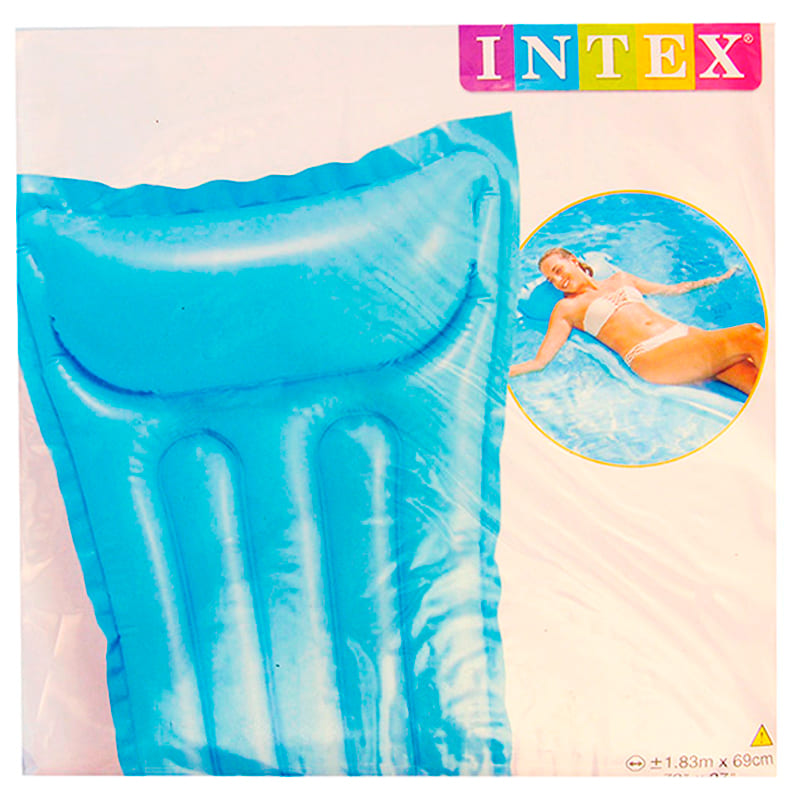 FLOTADOR INFLABLE INTEX EN COLOR VERDE,AZUL,ANARANJADO 72X27CM